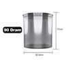 90 Dram kindersichere Pop-Top-Flaschen